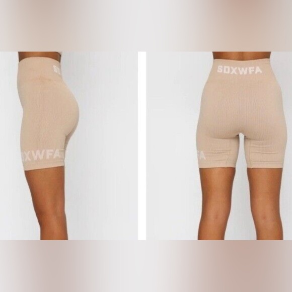 Sarah’s Day Tan Bike Shorts - Picture 5 of 5